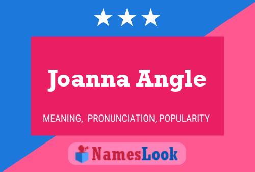 Joanna Angle பெயர் போஸ்டர்