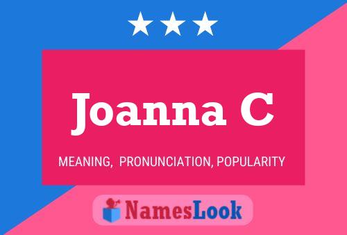 Joanna C பெயர் போஸ்டர்