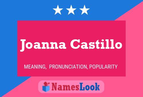 Joanna Castillo பெயர் போஸ்டர்