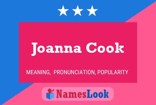 Joanna Cook பெயர் போஸ்டர்