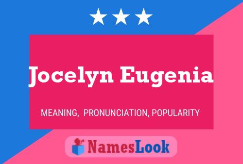 Jocelyn Eugenia பெயர் போஸ்டர்