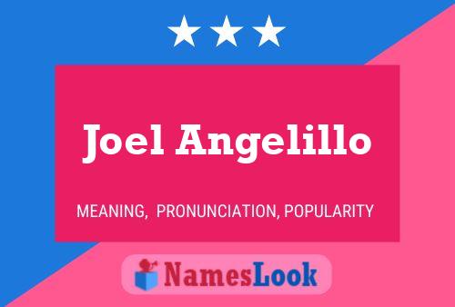 Joel Angelillo பெயர் போஸ்டர்