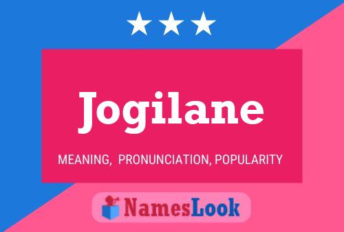 Jogilane பெயர் போஸ்டர்