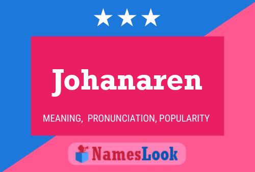 Johanaren பெயர் போஸ்டர்