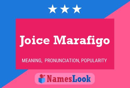 Joice Marafigo பெயர் போஸ்டர்