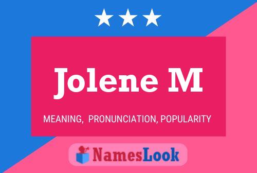 Jolene M பெயர் போஸ்டர்