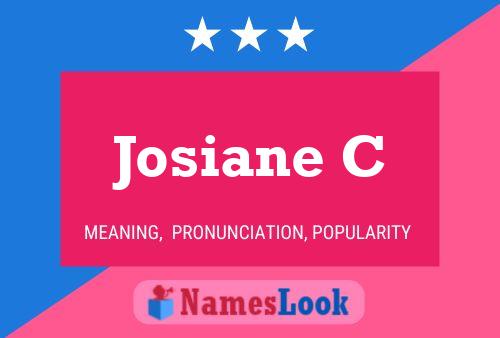 Josiane C பெயர் போஸ்டர்