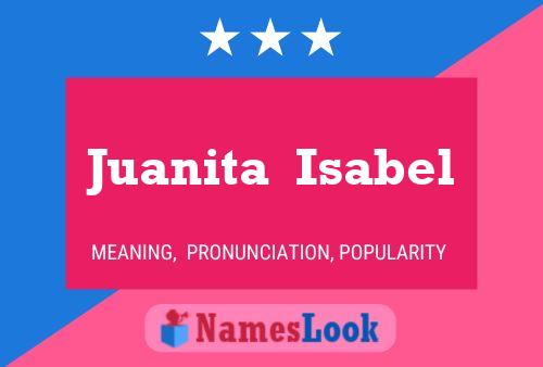 Juanita  Isabel பெயர் போஸ்டர்