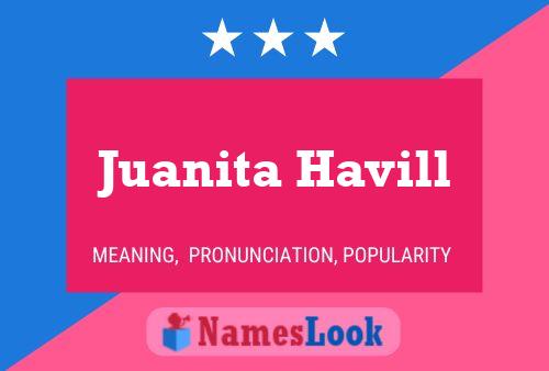 Juanita Havill பெயர் போஸ்டர்