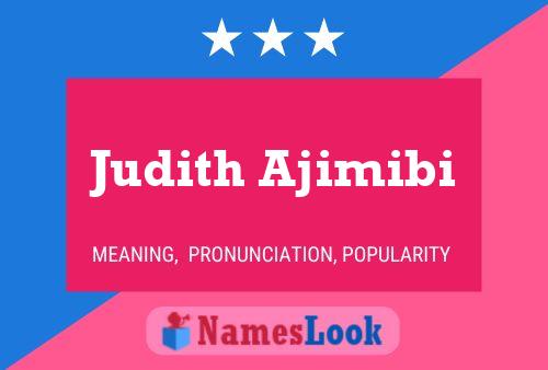 Judith Ajimibi பெயர் போஸ்டர்