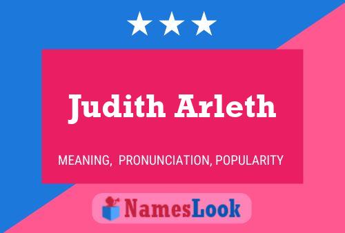 Judith Arleth பெயர் போஸ்டர்