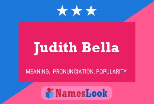 Judith Bella பெயர் போஸ்டர்