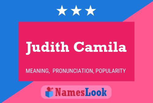 Judith Camila பெயர் போஸ்டர்