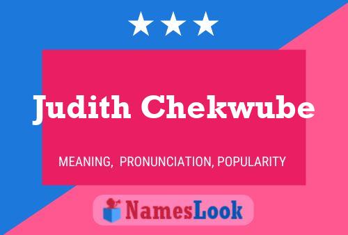 Judith Chekwube பெயர் போஸ்டர்