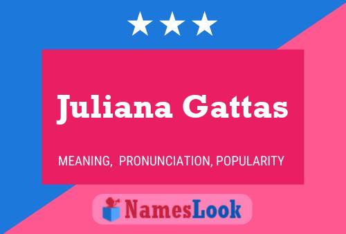 Juliana Gattas பெயர் போஸ்டர்