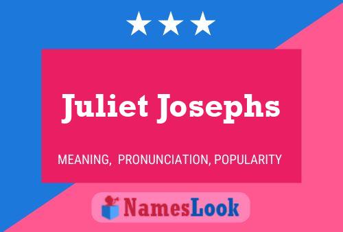 Juliet Josephs பெயர் போஸ்டர்