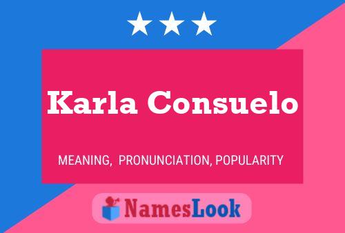 Karla Consuelo பெயர் போஸ்டர்