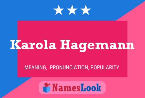 Karola Hagemann பெயர் போஸ்டர்