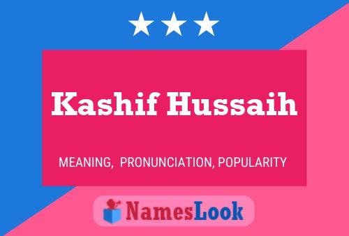 Kashif Hussaih பெயர் போஸ்டர்