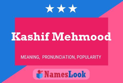 Kashif Mehmood பெயர் போஸ்டர்