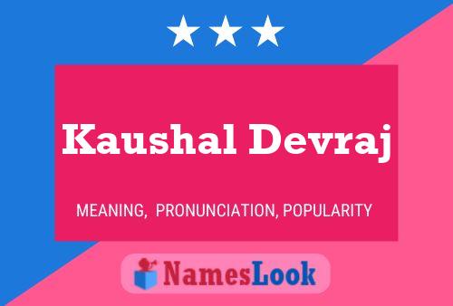 Kaushal Devraj பெயர் போஸ்டர்