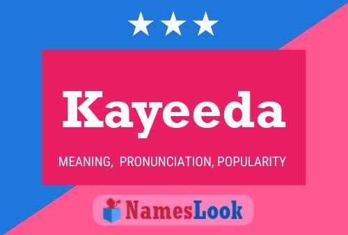 Kayeeda பெயர் போஸ்டர்