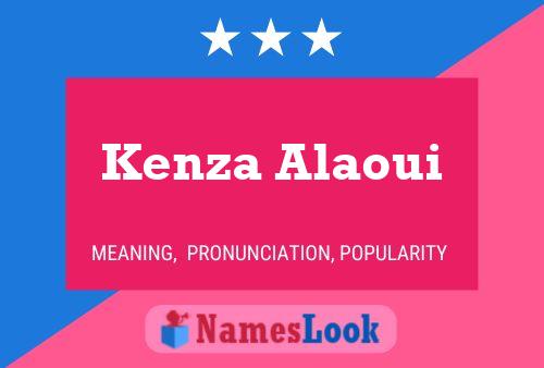 Kenza Alaoui பெயர் போஸ்டர்