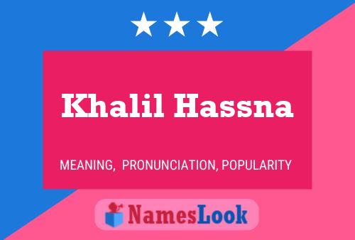 Khalil Hassna பெயர் போஸ்டர்