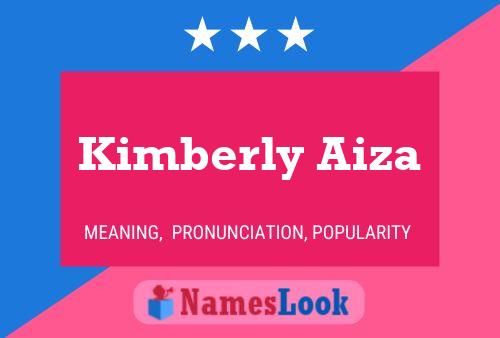 Kimberly Aiza பெயர் போஸ்டர்