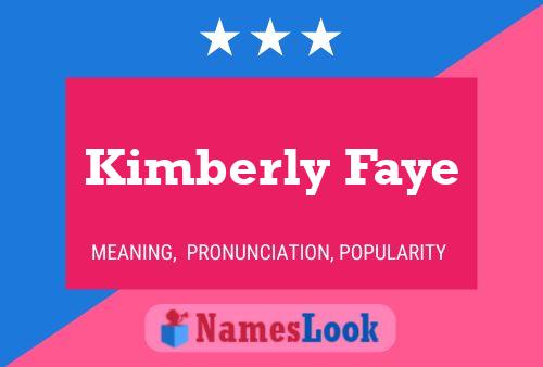 Kimberly Faye பெயர் போஸ்டர்