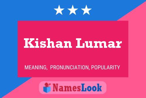 Kishan Lumar பெயர் போஸ்டர்