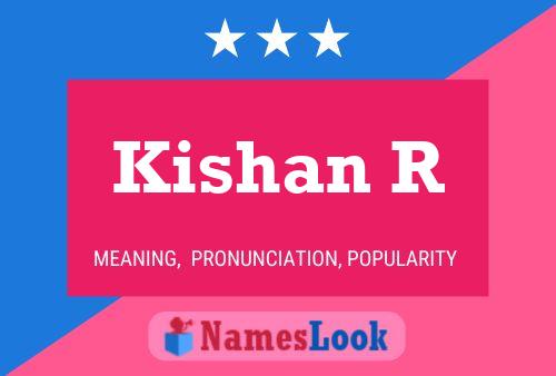 Kishan R பெயர் போஸ்டர்