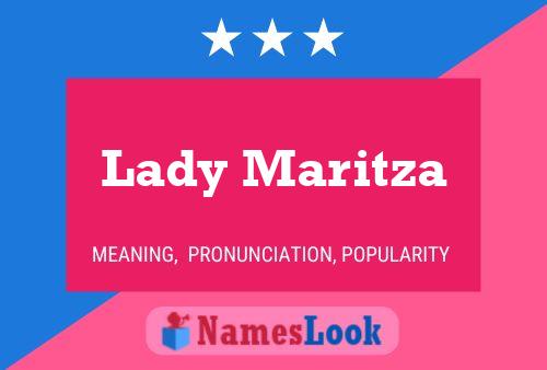 Lady Maritza பெயர் போஸ்டர்