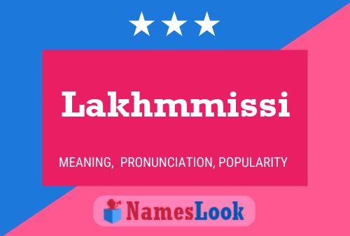 Lakhmmissi பெயர் போஸ்டர்