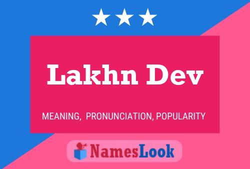 Lakhn Dev பெயர் போஸ்டர்