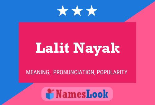 Lalit Nayak பெயர் போஸ்டர்