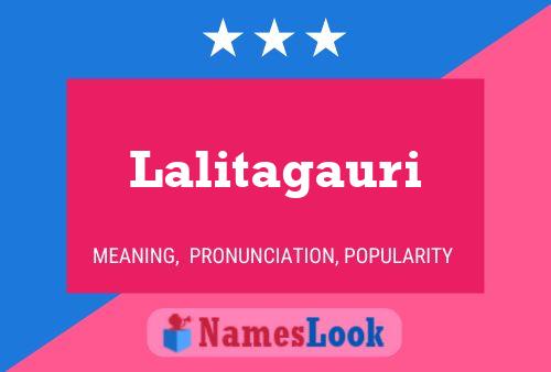 Lalitagauri பெயர் போஸ்டர்