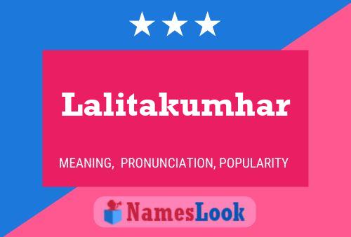 Lalitakumhar பெயர் போஸ்டர்