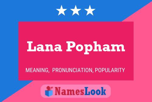 Lana Popham பெயர் போஸ்டர்