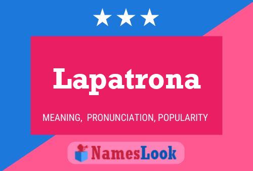 Lapatrona பெயர் போஸ்டர்