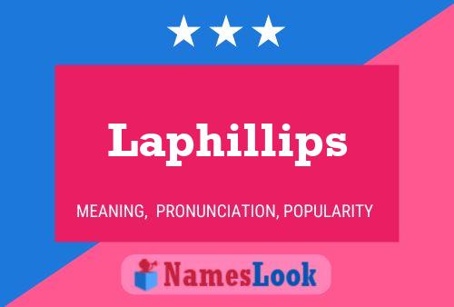 Laphillips பெயர் போஸ்டர்