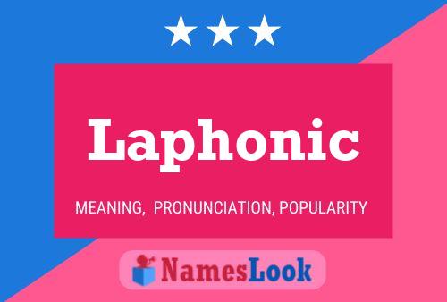 Laphonic பெயர் போஸ்டர்