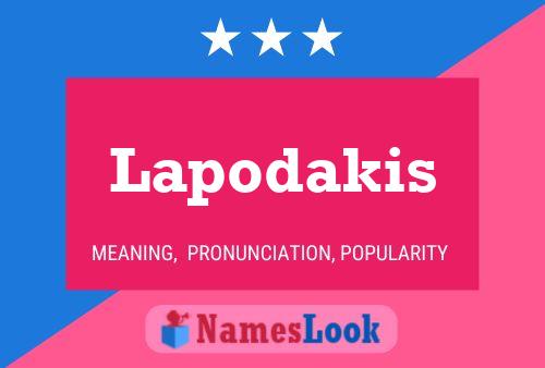 Lapodakis பெயர் போஸ்டர்