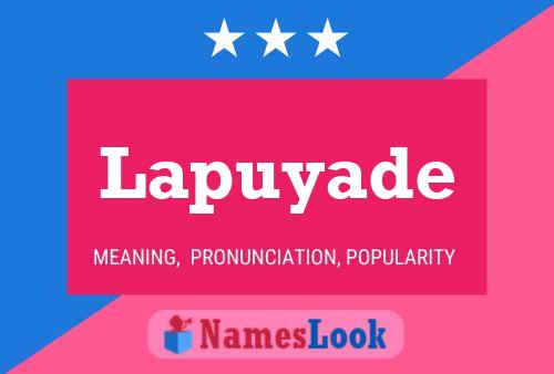 Lapuyade பெயர் போஸ்டர்