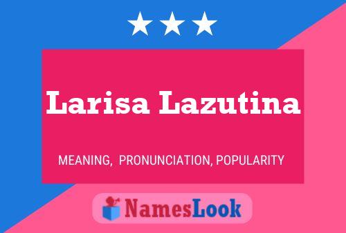 Larisa Lazutina பெயர் போஸ்டர்