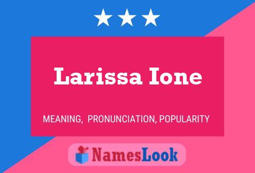 Larissa Ione பெயர் போஸ்டர்