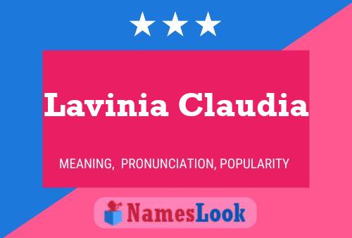 Lavinia Claudia பெயர் போஸ்டர்