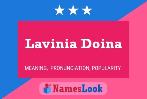 Lavinia Doina பெயர் போஸ்டர்