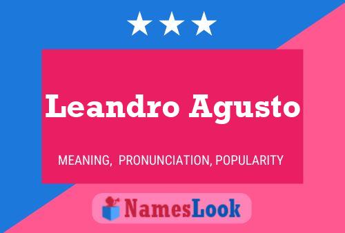 Leandro Agusto பெயர் போஸ்டர்