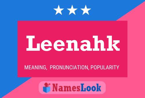 Leenahk பெயர் போஸ்டர்